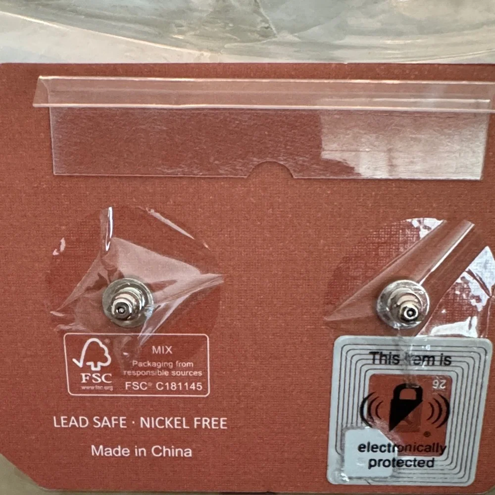 Camila Coelho Sparkling Silver color Bow Earrings